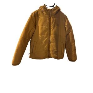 Billabong tan puffer jacket
